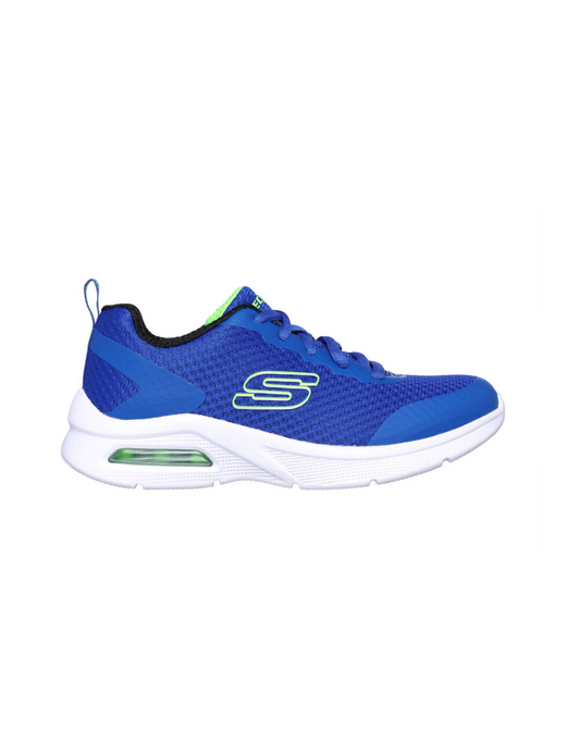 Skechers 403819L BLLM Microspec Max-Kaptix - Blue/Lime