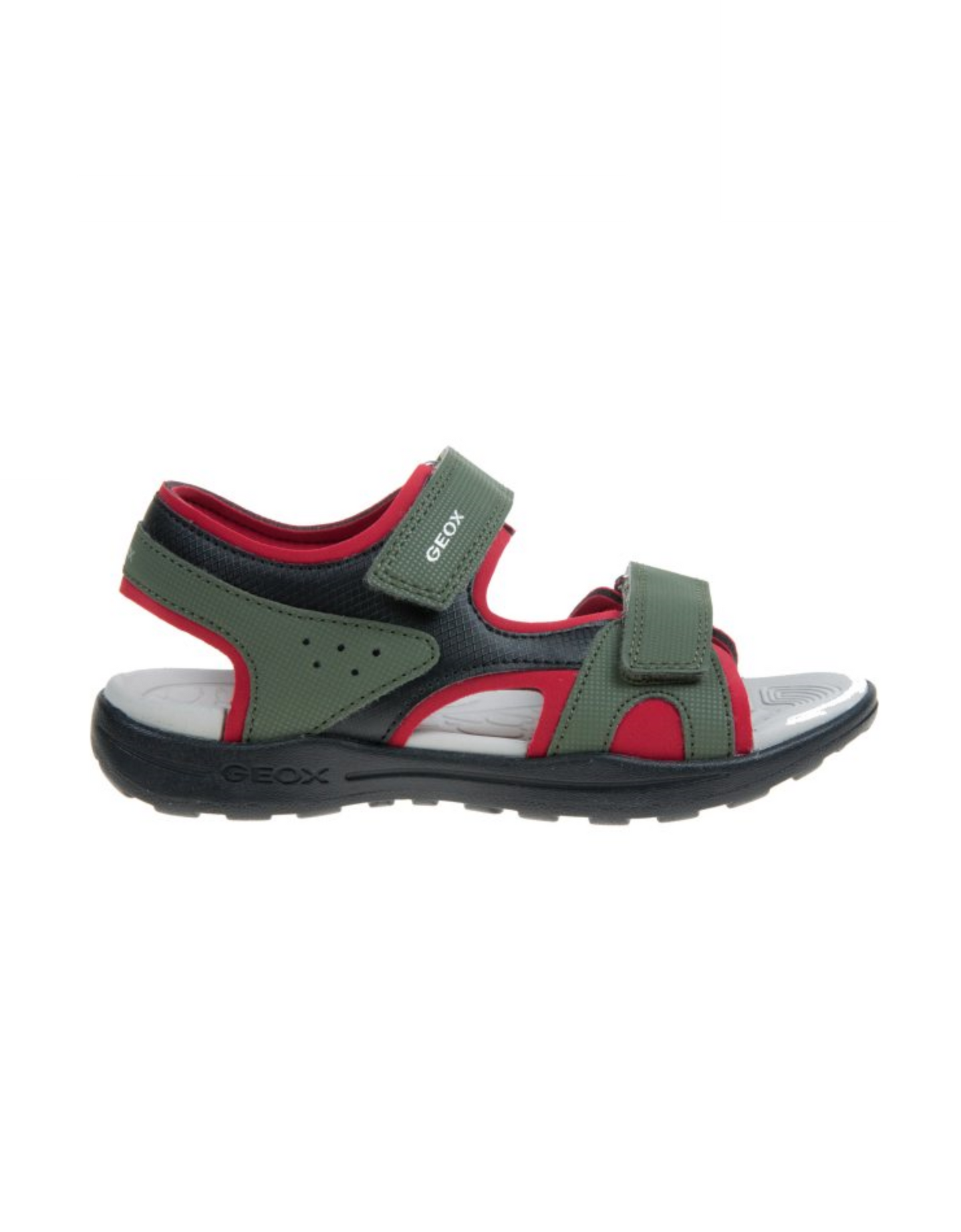 Geox Vaniett Military Red Open Toe