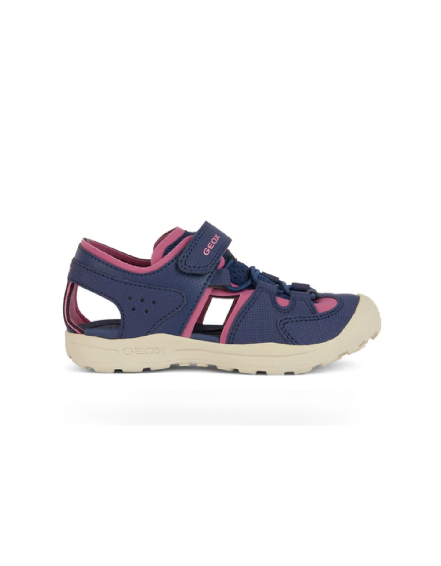 Geox Vaniett Navy Fuchsia Closed Toe