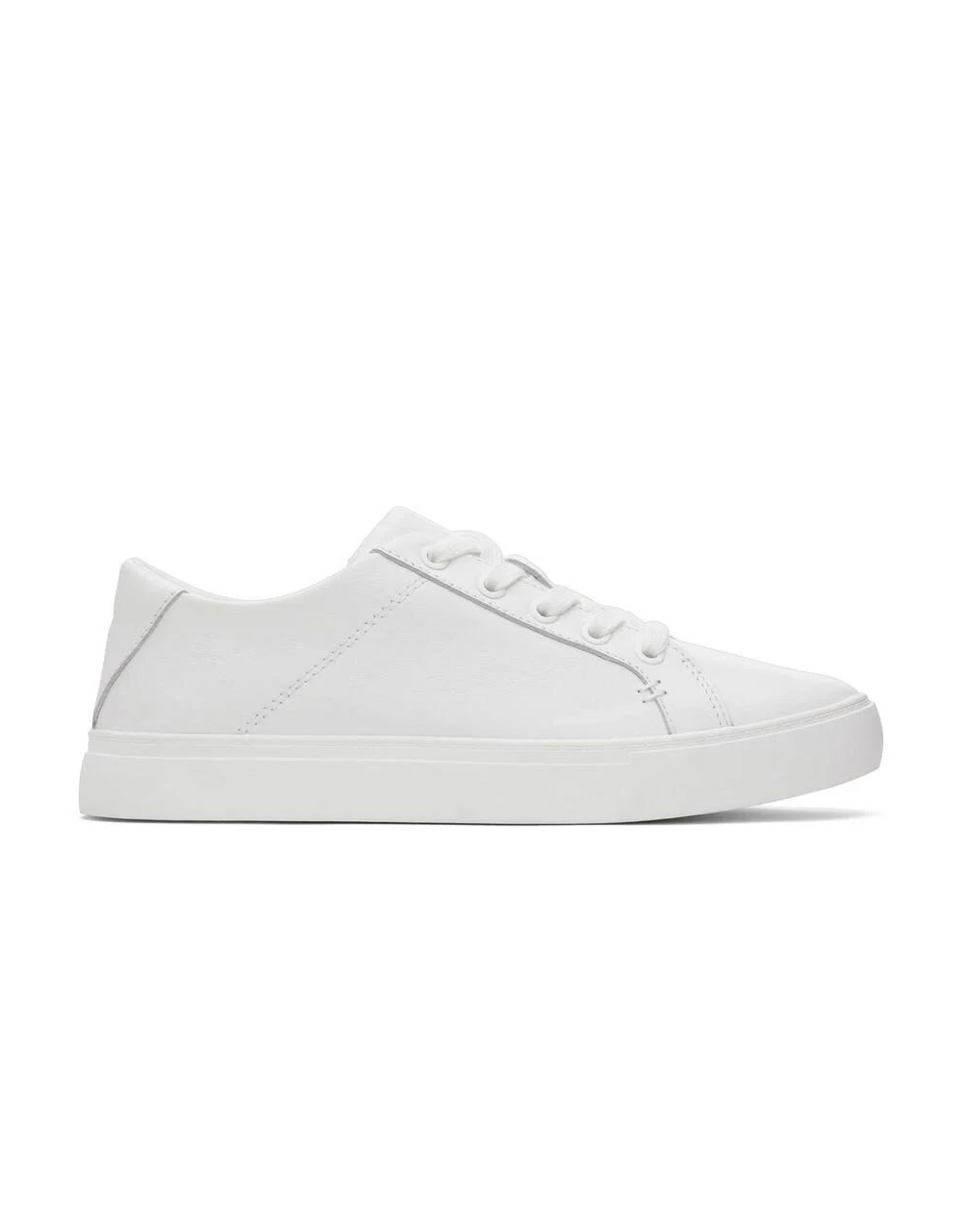 Toms Kameron Lace Up White Leather