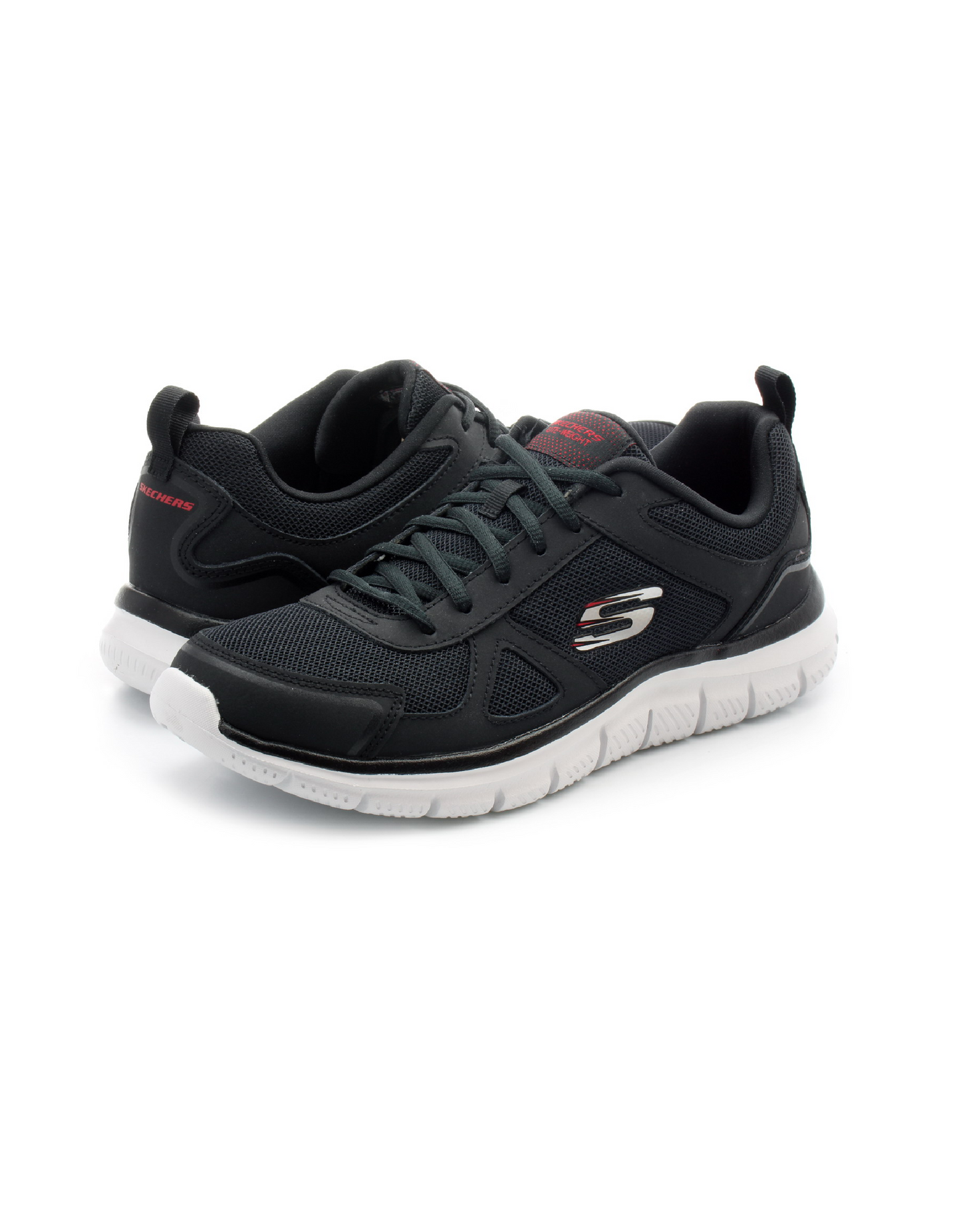 Skechers 52631 BKRD - Track Scloric - Black Red