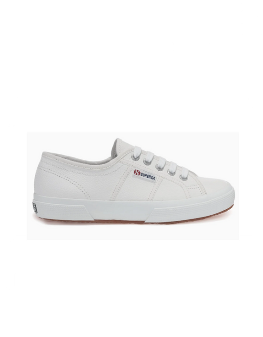 Superga 2750 Efglu Tumbled Leather White