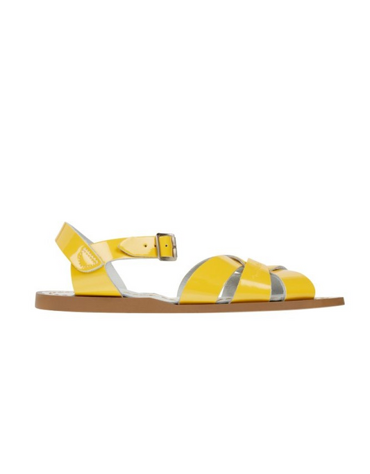 Saltwater Original Sandal Youth Shiny Yellow